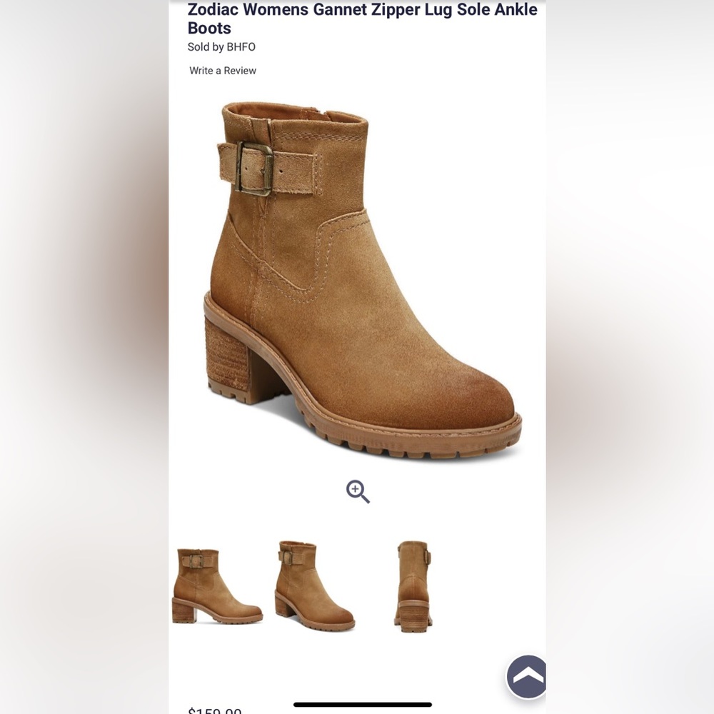 Suede leather ankle bootie